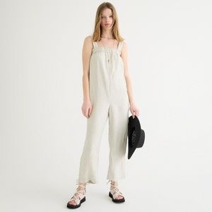 J. Crew Relaxed Linen Jumpsuit, S, NWOT